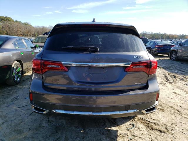 5FRYD4H32HB026768 - 2017 ACURA MDX GRAY photo 6