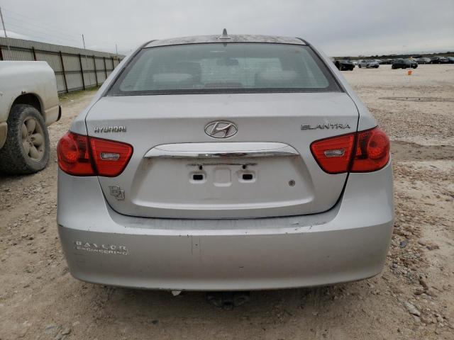 KMHDU4AD0AU831972 - 2010 HYUNDAI ELANTRA BLUE SILVER photo 6