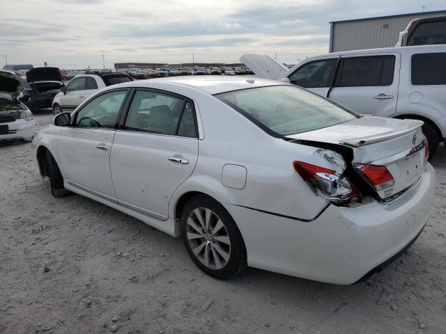 4T1BK3DB8BU437221 - 2011 TOYOTA AVALON BASE WHITE photo 2