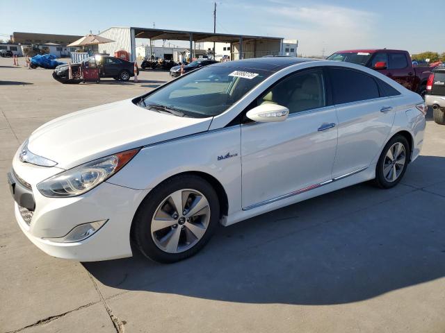 KMHEC4A48CA060639 - 2012 HYUNDAI SONATA HYBRID WHITE photo 1