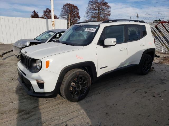 ZACNJABB7LPL67710 - 2020 JEEP RENEGADE LATITUDE WHITE photo 1