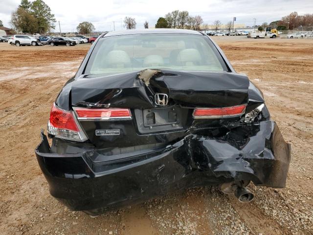 1HGCP2F38CA227149 - 2012 HONDA ACCORD LX BLACK photo 6