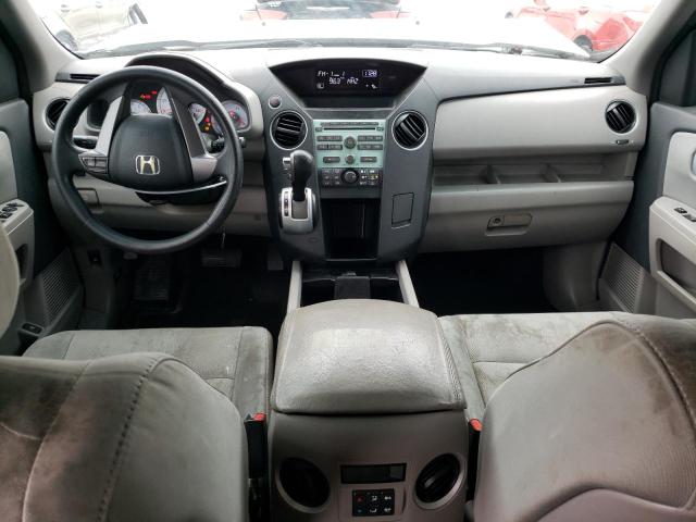 5FNYF38229B025263 - 2009 HONDA PILOT LX SILVER photo 8