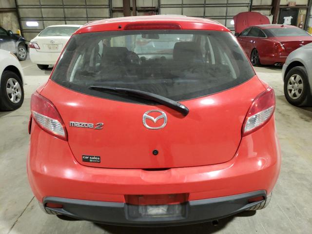 JM1DE1HY0B0123609 - 2011 MAZDA MAZDA2 RED photo 6