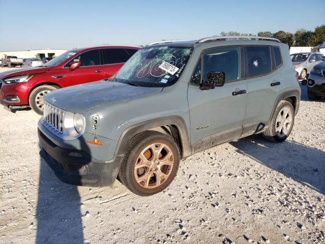 ZACCJADB7HPF94099 - 2017 JEEP RENEGADE LIMITED GRAY photo 1