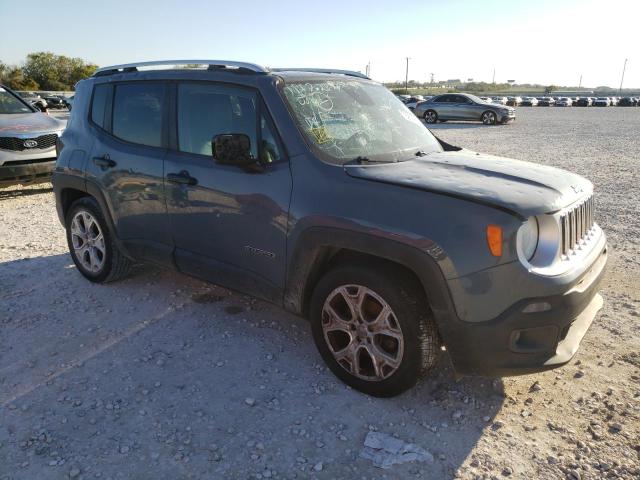 ZACCJADB7HPF94099 - 2017 JEEP RENEGADE LIMITED GRAY photo 4