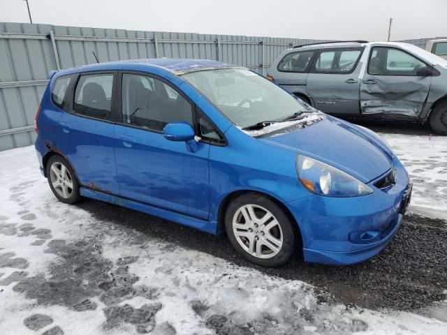 JHMGD37637S810816 - 2007 HONDA FIT S BLUE photo 4