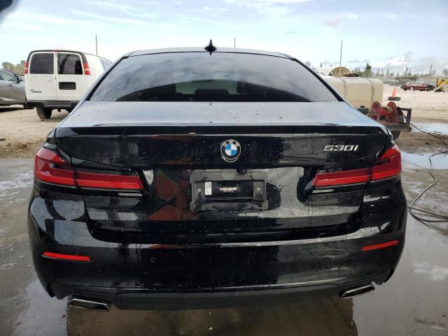 WBA53BH08NWX59350 - 2022 BMW 530 I BLACK photo 6