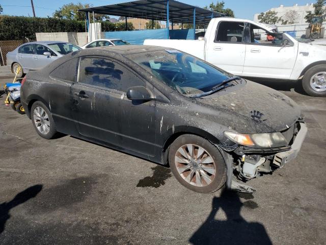 2HGFG12849H506536 - 2009 HONDA CIVIC EX BLACK photo 4