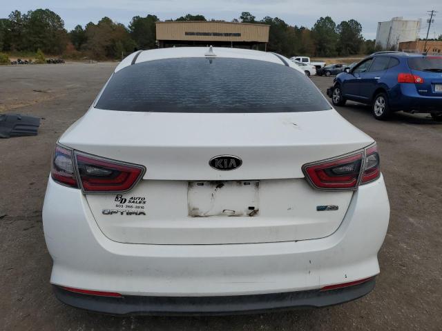 KNAGM4ADXF5080914 - 2015 KIA OPTIMA HYBRID WHITE photo 6