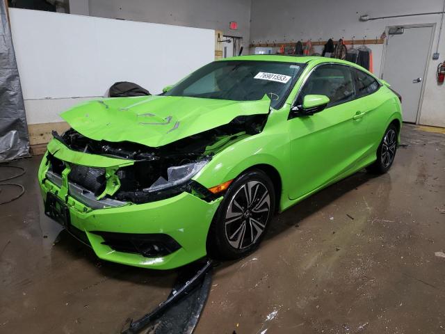 2HGFC3B70HH359113 - 2017 HONDA CIVIC EXL მწვანე ფოტო 1