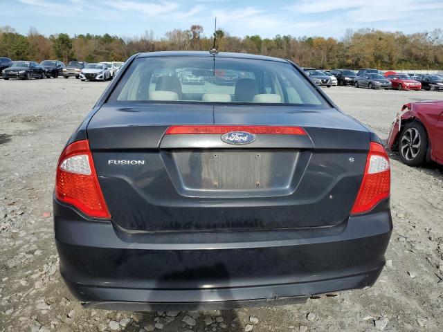 3FAHP0GA3AR340280 - 2010 FORD FUSION S BLACK photo 6