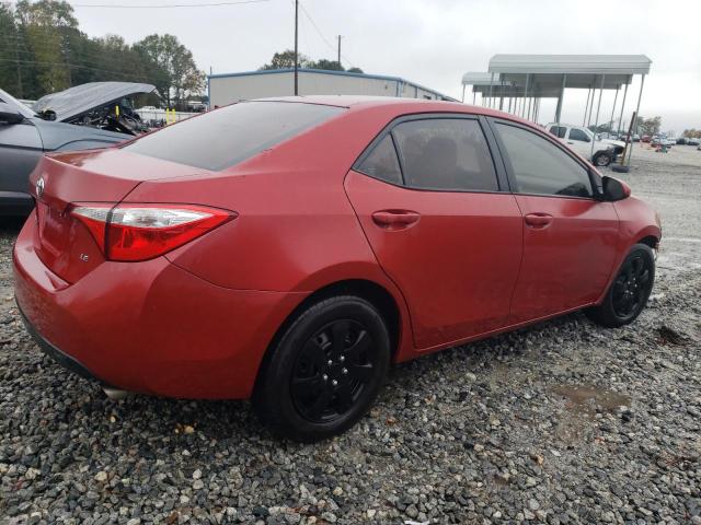 2T1BURHE6FC275422 - 2015 TOYOTA COROLLA L MAROON photo 3