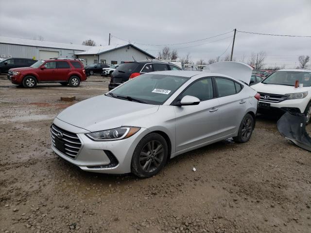 5NPD84LF7JH396286 - 2018 HYUNDAI ELANTRA SEL SILVER photo 1