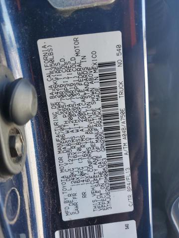 3TMJU62N35M005363 - 2005 TOYOTA TACOMA DOUBLE CAB PRERUNNER BLUE photo 12