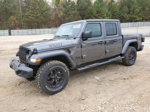 1C6HJTAG0NL145596 - 2022 JEEP GLADIATOR SPORT GRAY photo 1