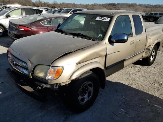 5TBRT34193S408218 - 2003 TOYOTA TUNDRA ACCESS CAB SR5 BEIGE photo 1