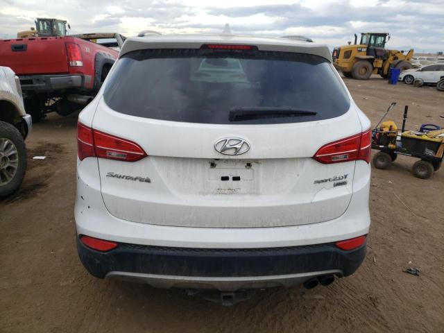 5XYZUDLA5EG128212 - 2014 HYUNDAI SANTA FE S WHITE photo 6