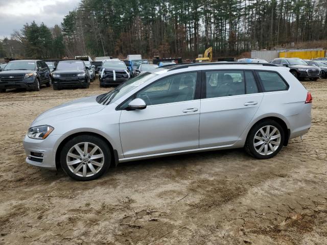 3VWCA7AU1FM504578 - 2015 VOLKSWAGEN GOLF SPORT TDI S SILVER photo 1