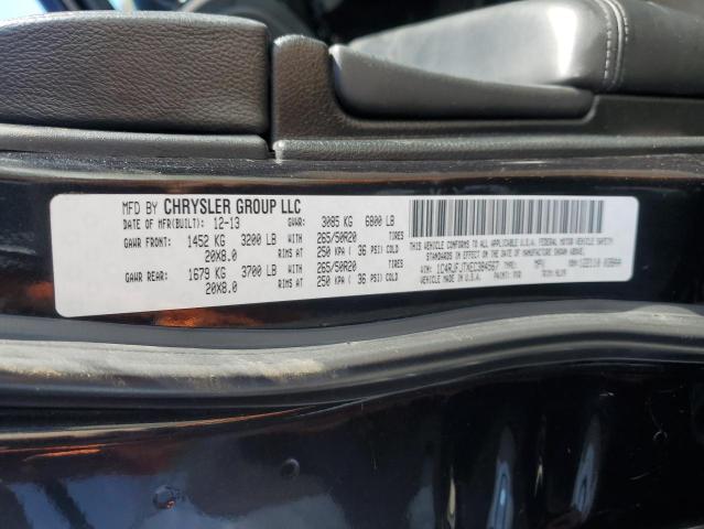 1C4RJFJTXEC384567 - 2014 JEEP GRAND CHER SUMMIT შავი ფოტო 13