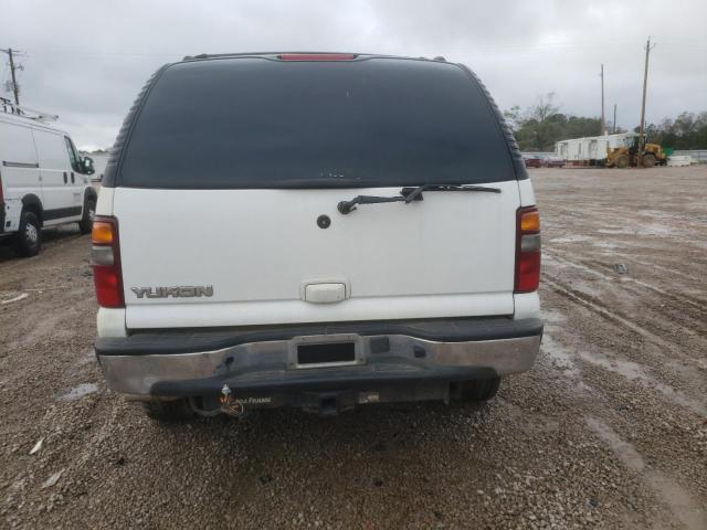 1GKEC13T12R310136 - 2002 GMC YUKON WHITE photo 6