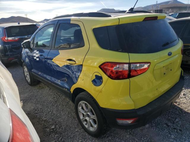MAJ3S2GE3MC445458 - 2021 FORD ECOSPORT SE Կապույտ լուսանկար 2