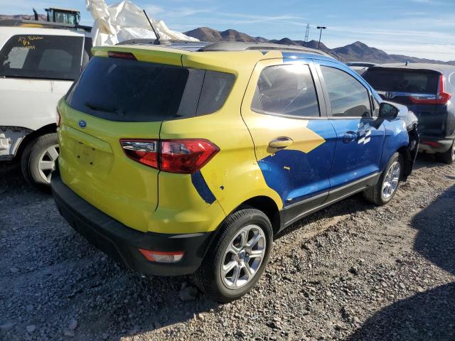 MAJ3S2GE3MC445458 - 2021 FORD ECOSPORT SE Կապույտ լուսանկար 3