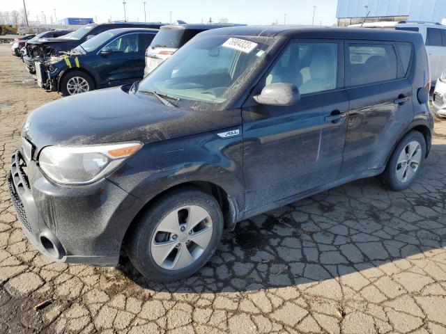 KNDJN2A29F7756119 - 2015 KIA SOUL BLACK photo 1