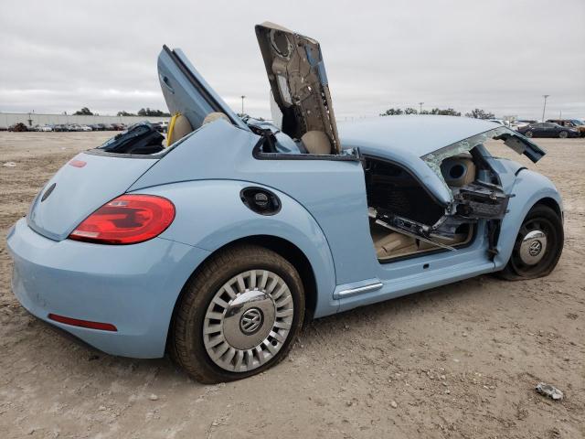 3VWJ07AT0EM659364 - 2014 VOLKSWAGEN BEETLE BLUE photo 3