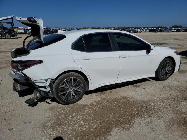 4T1G11AK0MU567837 - 2021 TOYOTA CAMRY SE WHITE photo 3