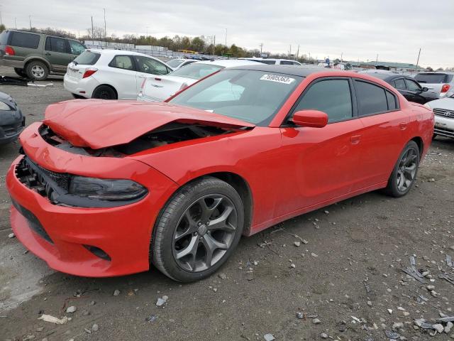 2C3CDXHG5GH350813 - 2016 DODGE CHARGER SXT RED photo 1