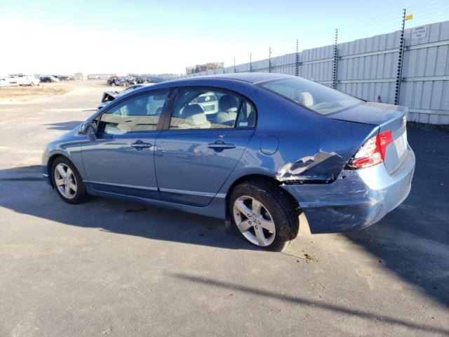 1HGFA16818L044448 - 2008 HONDA CIVIC EX BLUE photo 2