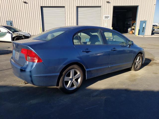 1HGFA16818L044448 - 2008 HONDA CIVIC EX BLUE photo 3