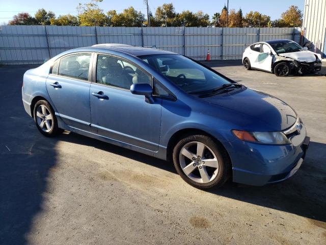 1HGFA16818L044448 - 2008 HONDA CIVIC EX BLUE photo 4