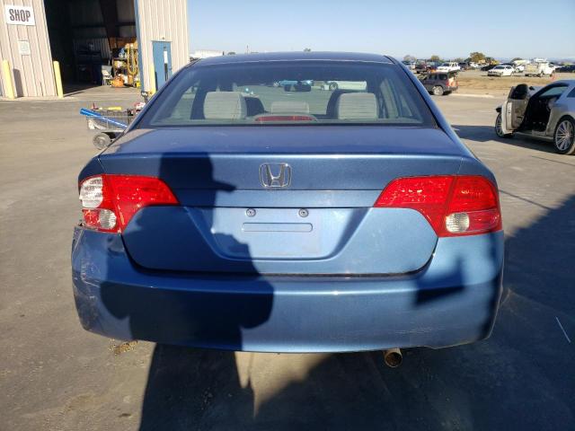 1HGFA16818L044448 - 2008 HONDA CIVIC EX BLUE photo 6