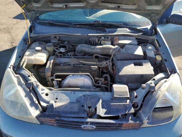 3FAFP37344R123612 - 2004 FORD FOCUS ZX5 TEAL photo 11