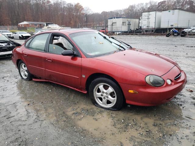 1FAFP53S5XA329383 - 1999 FORD TAURUS SE RED photo 4