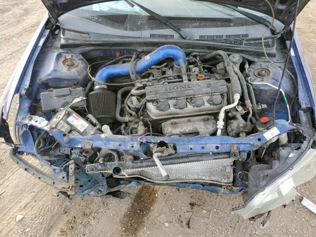 1HGES16325L018837 - 2005 HONDA CIVIC DX VP أزرق صورة 11