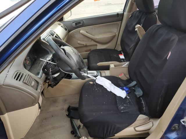 1HGES16325L018837 - 2005 HONDA CIVIC DX VP أزرق صورة 7