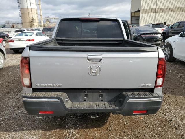 5FPYK3F6XKB016096 - 2019 HONDA RIDGELINE RTL SILVER photo 6