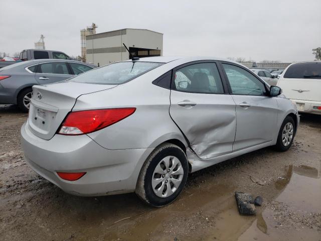 KMHCT4AE0FU859169 - 2015 HYUNDAI ACCENT GLS SILVER photo 3