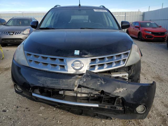 JN8AZ08W47W646866 - 2007 NISSAN MURANO SL BLACK photo 5