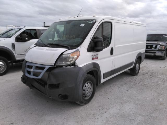 3C6TRVAG2HE516897 - 2017 RAM PROMASTER 1500 STANDARD WHITE photo 2