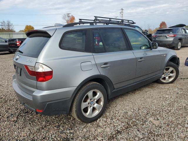 WBXPC93447WF00779 - 2007 BMW X3 3.0SI SILVER photo 3