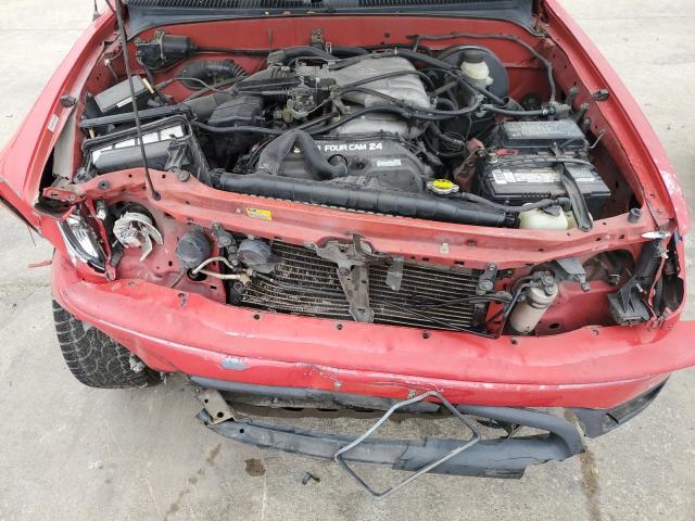 5TESN92N72Z086305 - 2002 TOYOTA TACOMA XTRACAB PRERUNNER წითელი ფოტო 11