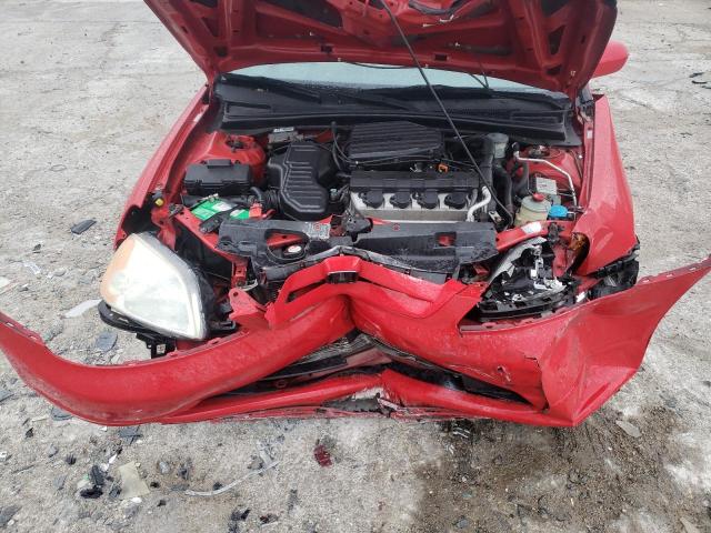 1HGEM22952L010642 - 2002 HONDA CIVIC EX RED photo 11