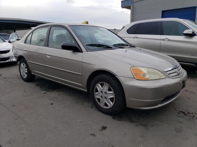 2HGES16523H516211 - 2003 HONDA CIVIC LX BEIGE photo 4