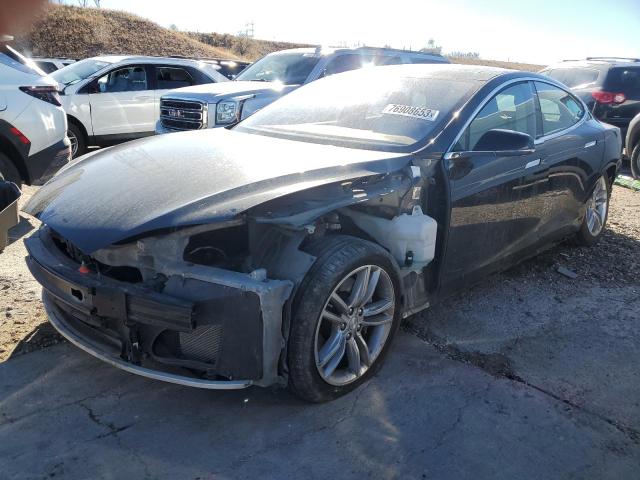 5YJSA1CP0CFP02989 - 2012 TESLA MODEL S შავი ფოტო 1
