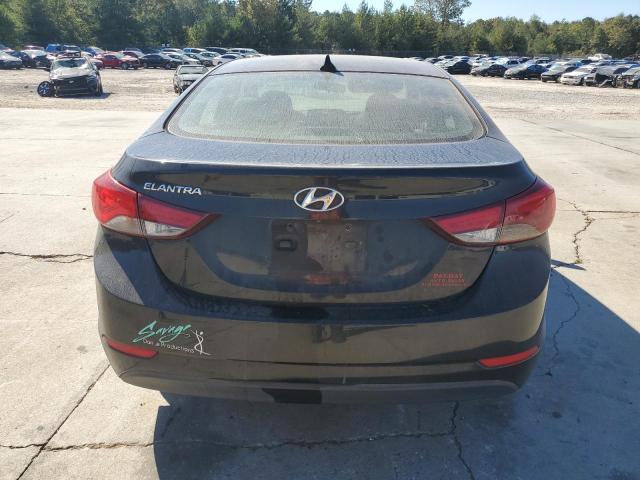 5NPDH4AE6EH463380 - 2014 HYUNDAI ELANTRA SE BLACK photo 6