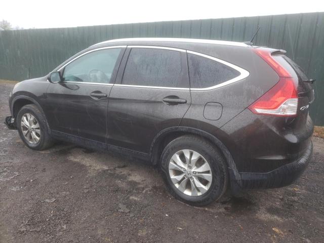 5J6RM4H78EL082371 - 2014 HONDA CR-V EXL BROWN photo 2